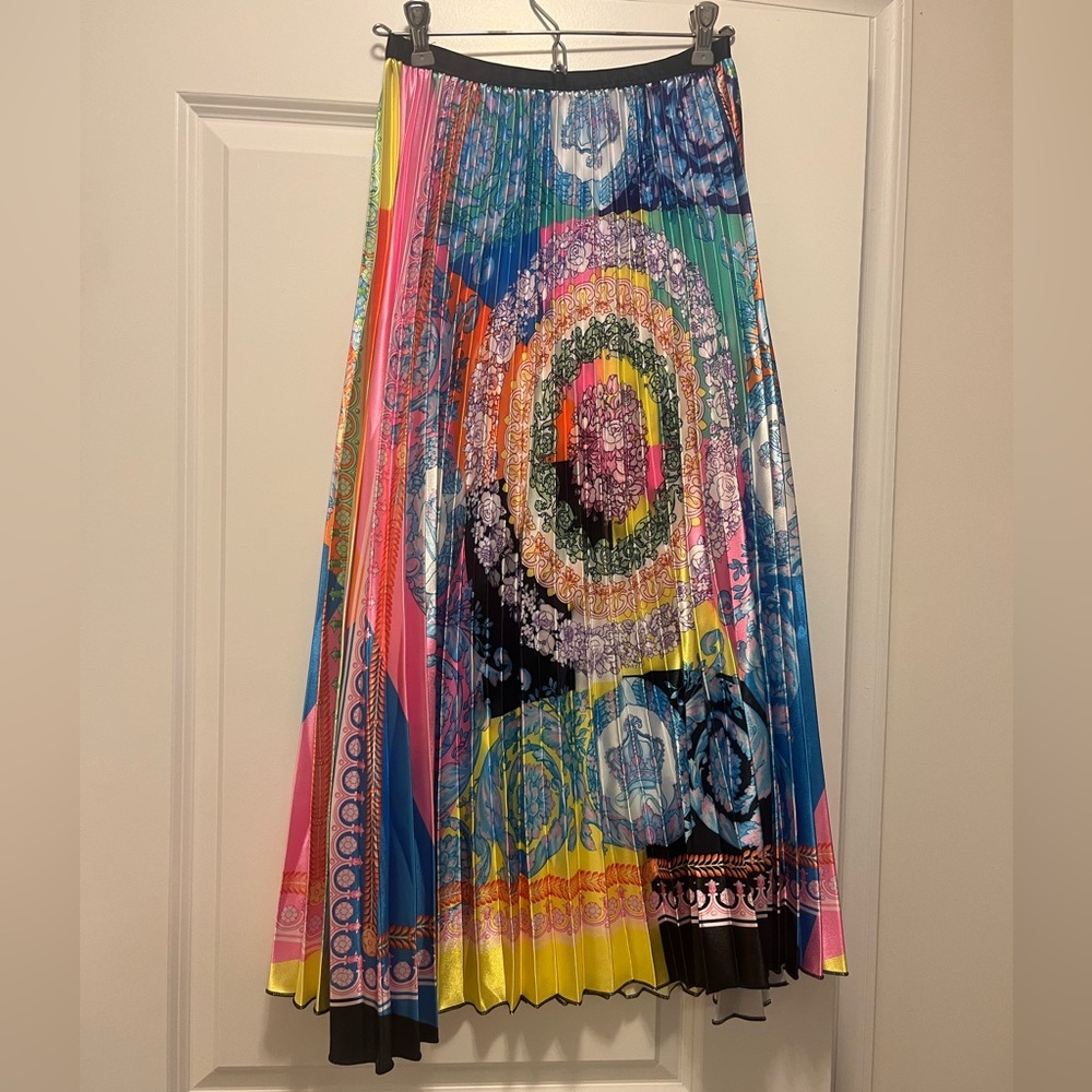 Multi color printed skirt